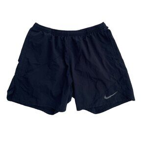 Nike Dri-Fit Women’s Large L LG  Athletic Unlined Shorts drawstring Black